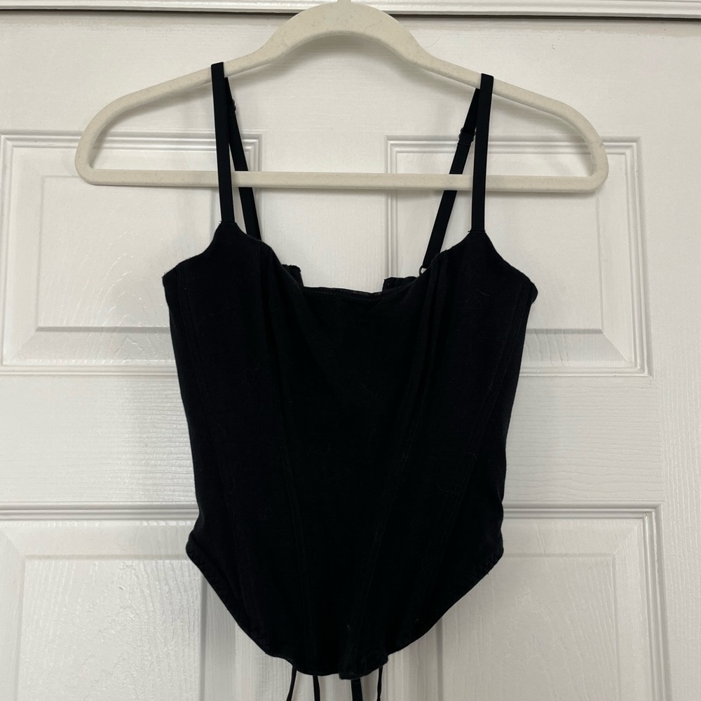 SavageXFenty Black Corset Top